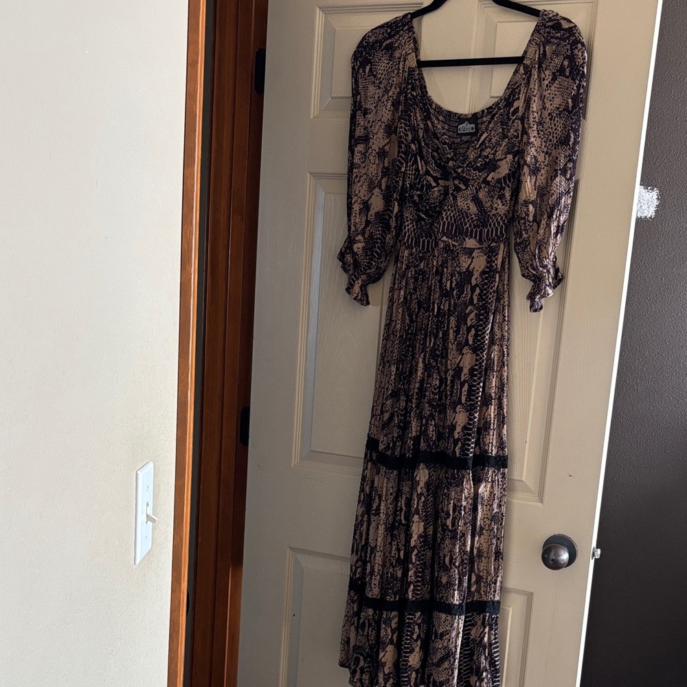 Keyhole Western Dress